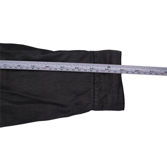 Christine Alexander Women Shirt Black Button Down  M Studs Black - Picture 15 of 16